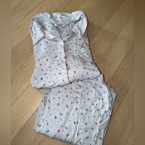 Frankie Bikini Floral Pajama Set - Long Sleeve and Pants Size Small.